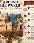 The Wordy Traveler Travel Themed Subscription Book Box One-Time Travel Book Box