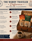The Wordy Traveler Travel Themed Subscription Book Box The Wordy Traveler Quarterly Subscription