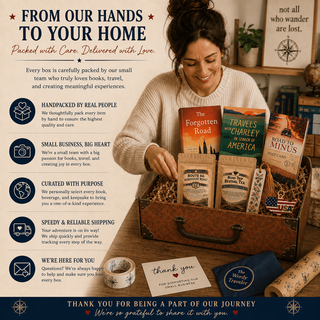 The Wordy Traveler Travel Themed Subscription Book Box The Wordy Traveler Quarterly Subscription