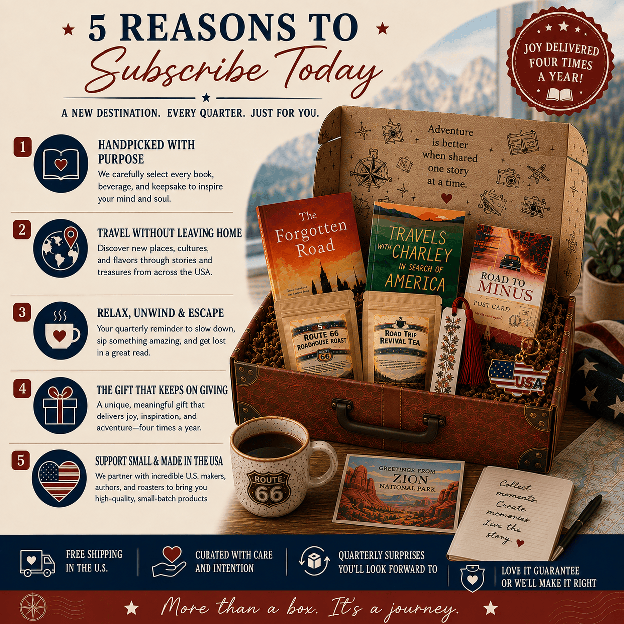The Wordy Traveler Travel Themed Subscription Book Box The Wordy Traveler Quarterly Subscription