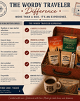 The Wordy Traveler Travel Themed Subscription Book Box The Wordy Traveler Quarterly Subscription