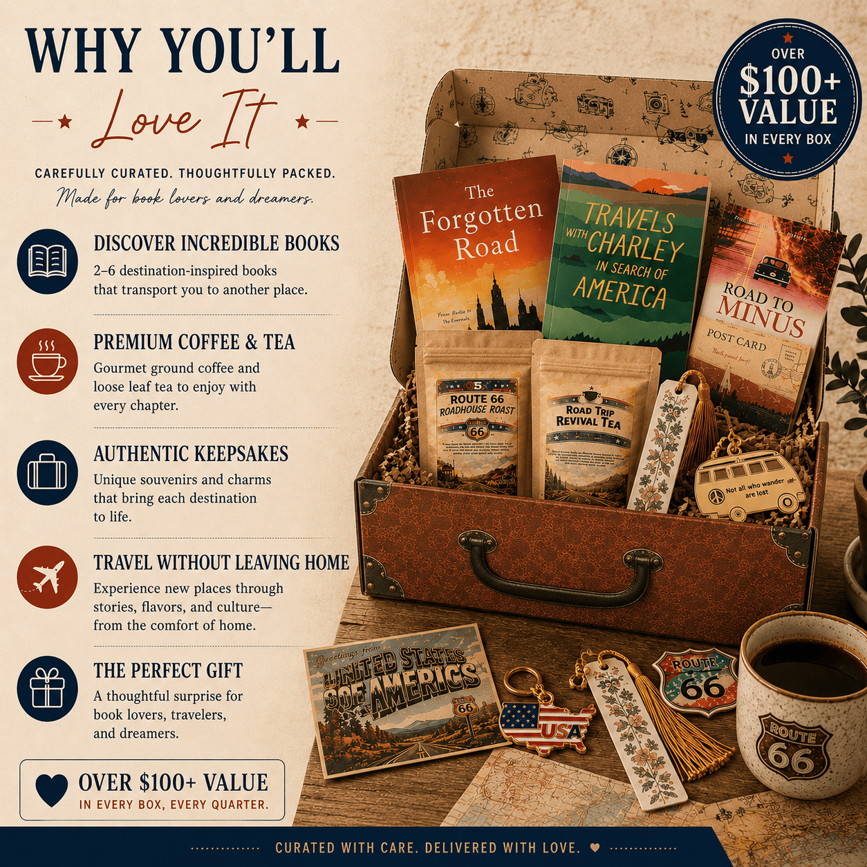The Wordy Traveler Travel Themed Subscription Book Box The Wordy Traveler Quarterly Subscription