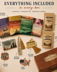 The Wordy Traveler Travel Themed Subscription Book Box The Wordy Traveler Quarterly Subscription